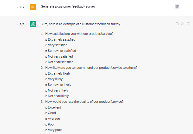 Genrate-A-Customer-FEEDBACK-Surve