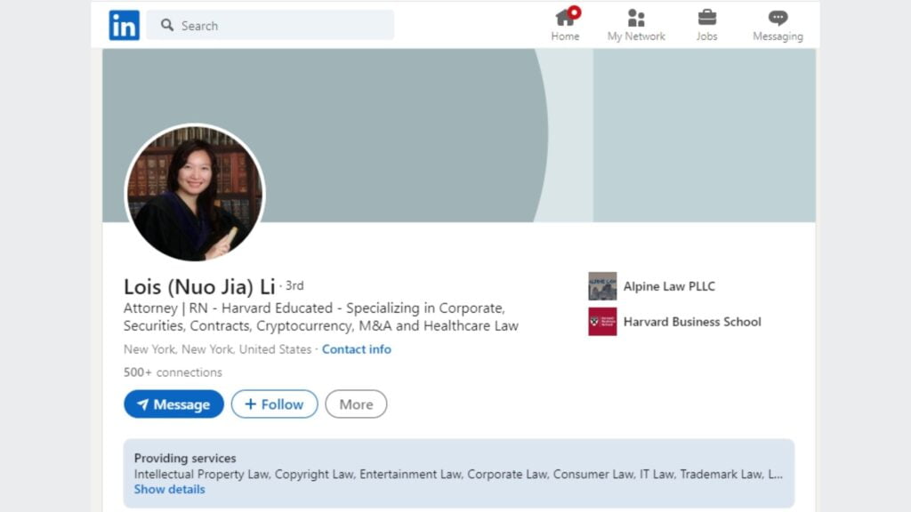 LinkedIn for lawyers