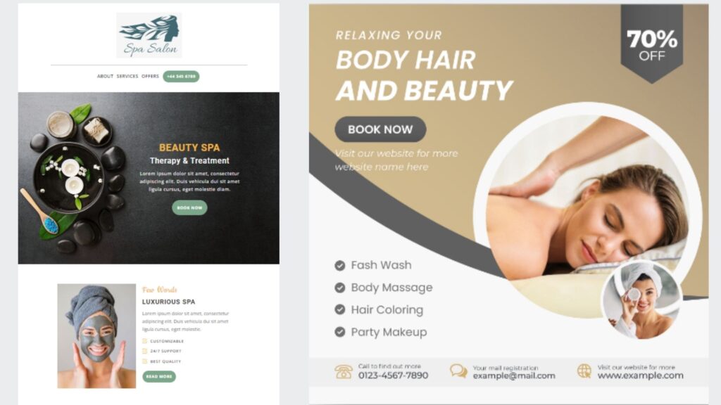 email marketing for spa and wellness canter