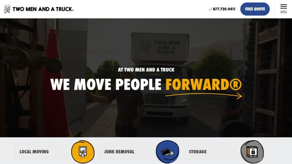 website for moving company