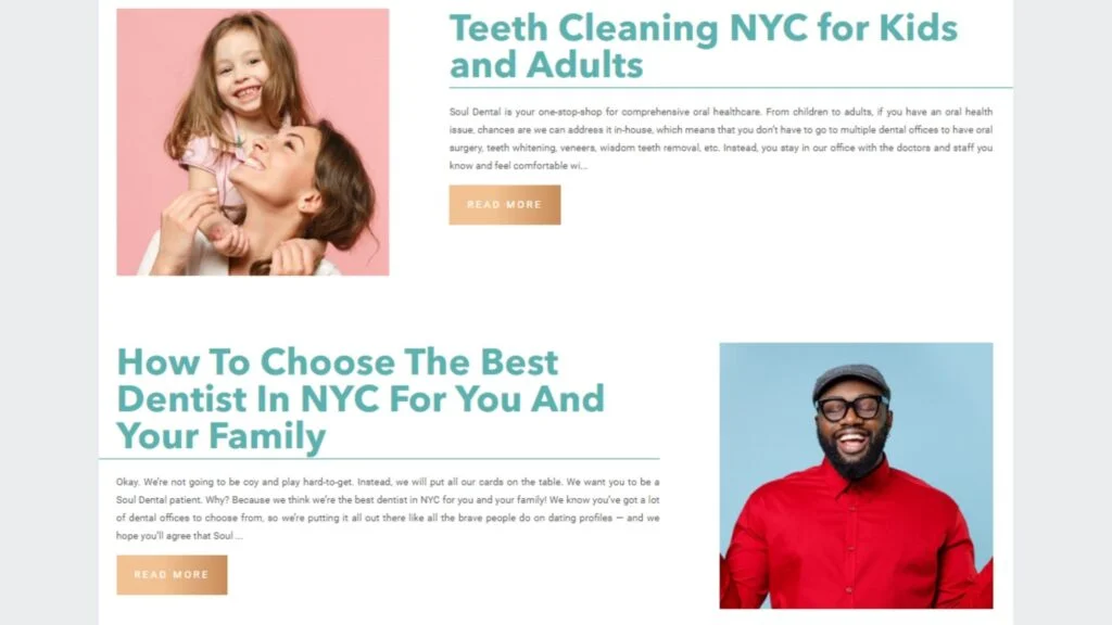 write blogs for dentists