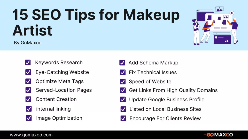 SEO tips for makeup artist