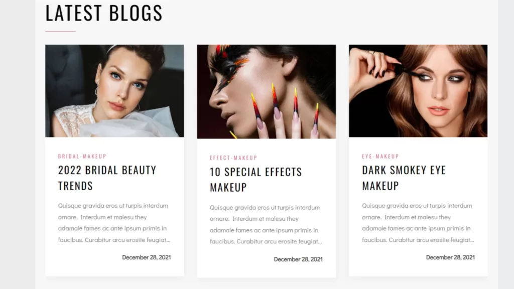 write blogs for makeup artist