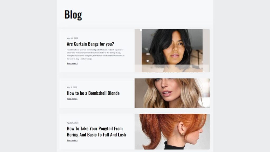 write blogs for salons